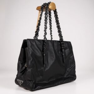 Prada Black Chain Strap Shoulder Bag